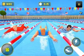 Swimming Pool Rush Water Race Schermafbeelding 3