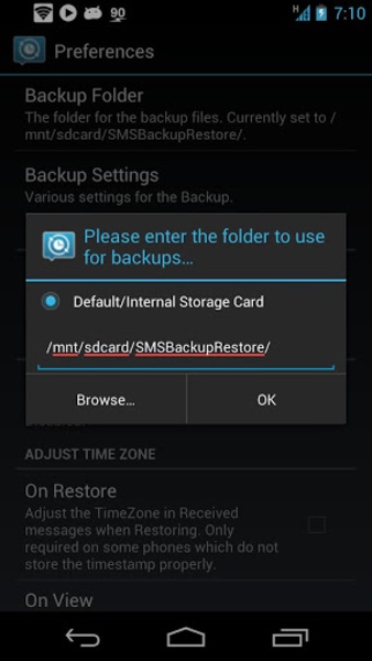 SMS Backup & Restore スクリーンショット 0