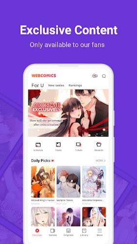 WebComics - Webtoon & Manga ภาพหน้าจอ 2