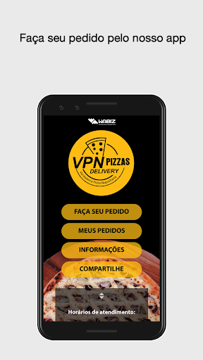 VPN Pizzas App Ảnh chụp màn hình 0