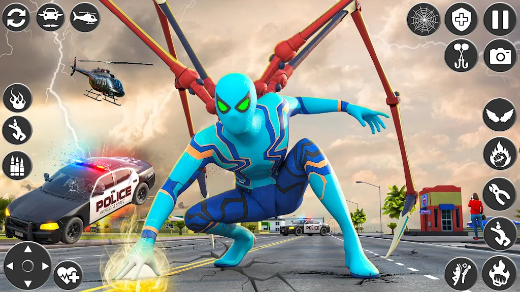 Rope Hero Game- Spider Game 3D 스크린샷 2