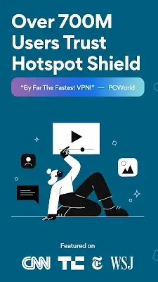 Hotspot Shield VPN: Fast Proxy Screenshot 0