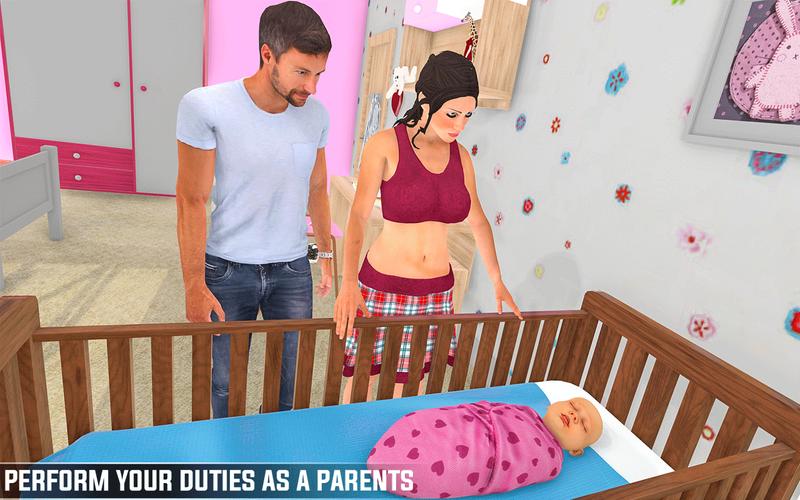 Pregnant Games Mommy Simulator Tangkapan skrin 0