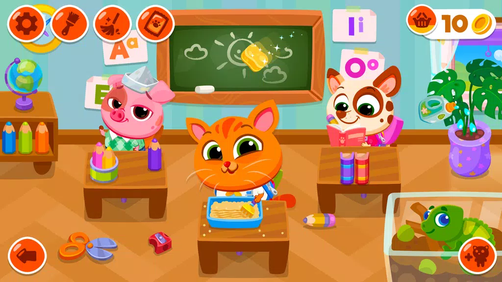 Bubbu School - My Virtual Pets Ekran Görüntüsü 0