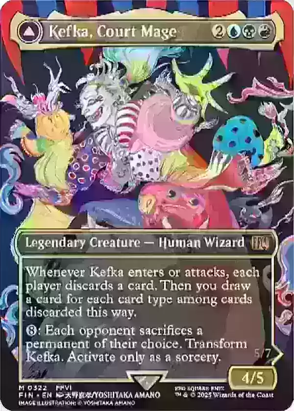 Kefka Court Mage Borderless Card