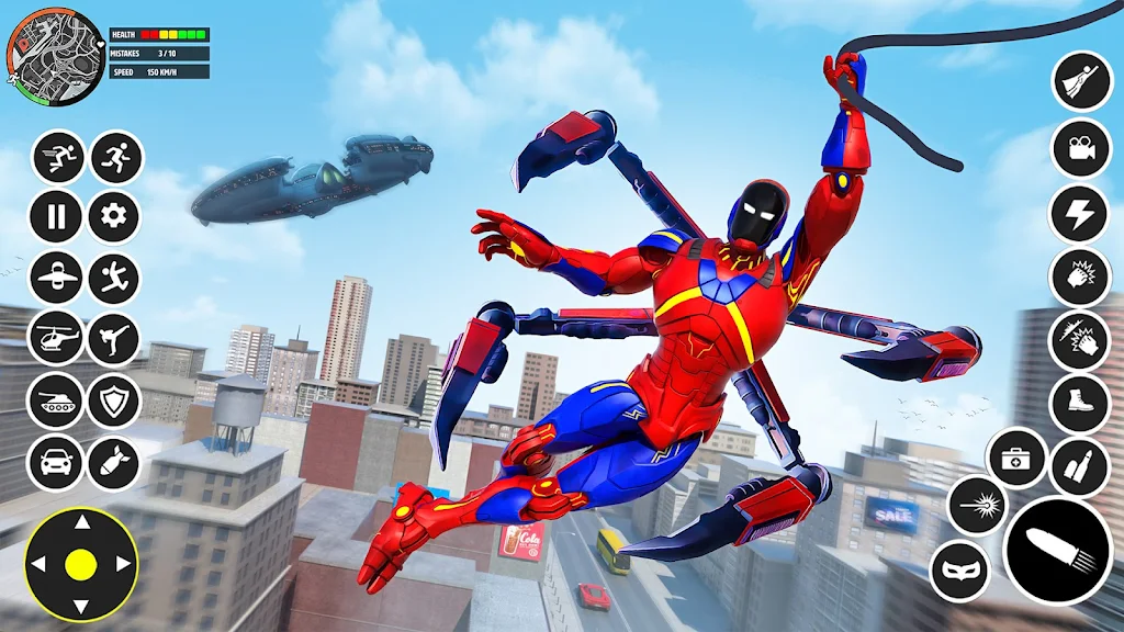 Spider Rope Flying Hero games スクリーンショット 1