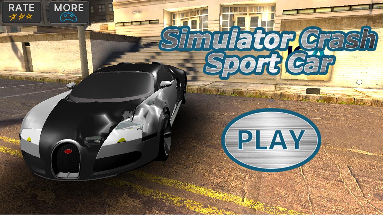 Simulator Crush Sport Car 스크린샷 1