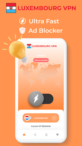 Luxembourg VPN - Private Proxy 스크린샷 1