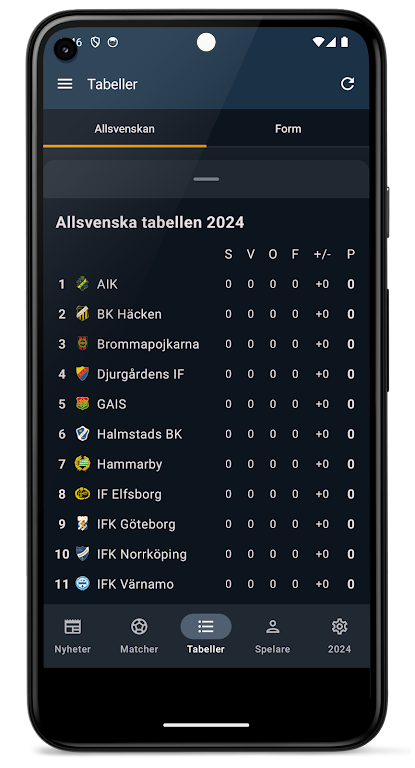 Allsvenskan 2024 Ảnh chụp màn hình 1