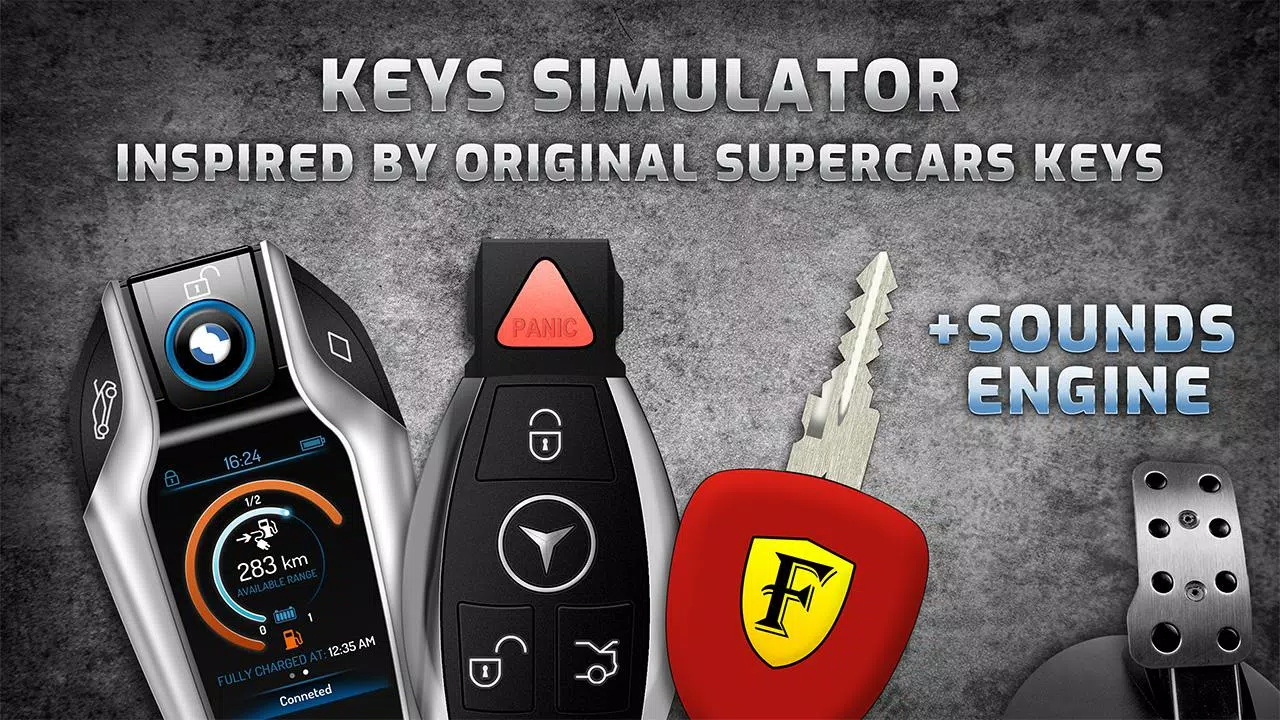 Keys simulator and cars sounds Capture d'écran 0