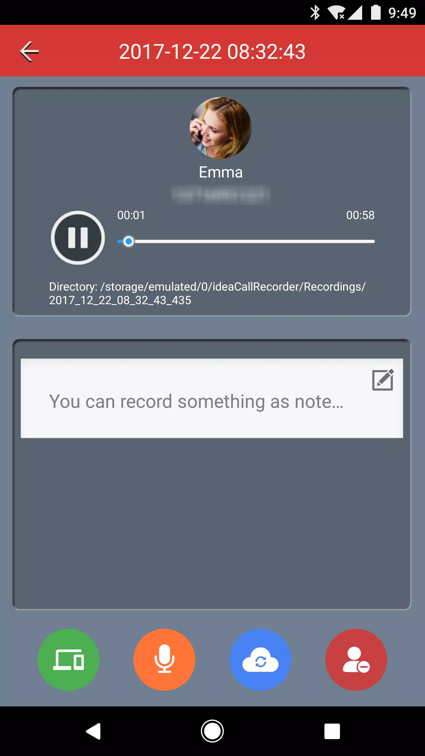 Call Recorder Screenshot 2