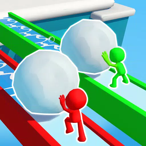 Snowball Race 3D: Ice Bridge