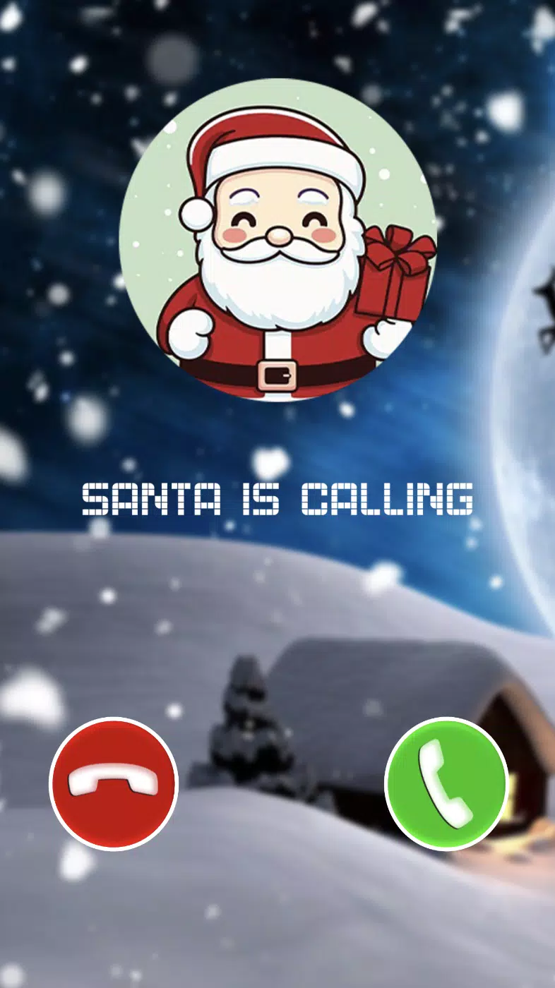 Santa Call Funny Prank ဖန်သားပြင်ဓာတ်ပုံ 1