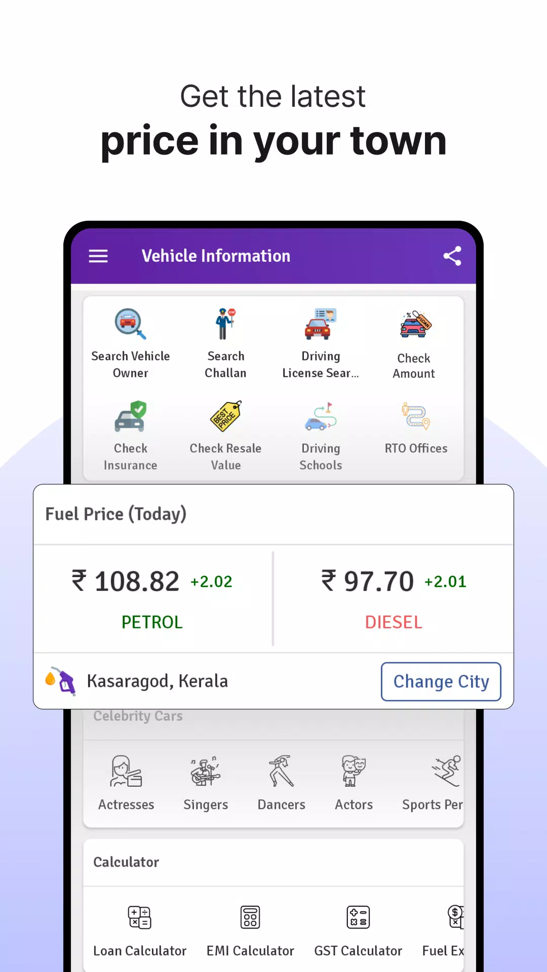 RTO Vehicle Info App, Challan Captura de pantalla 0