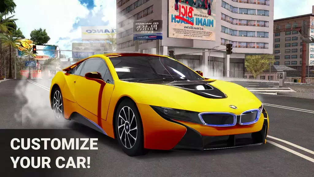 Driver BMW I8 Night City Racer স্ক্রিনশট 2