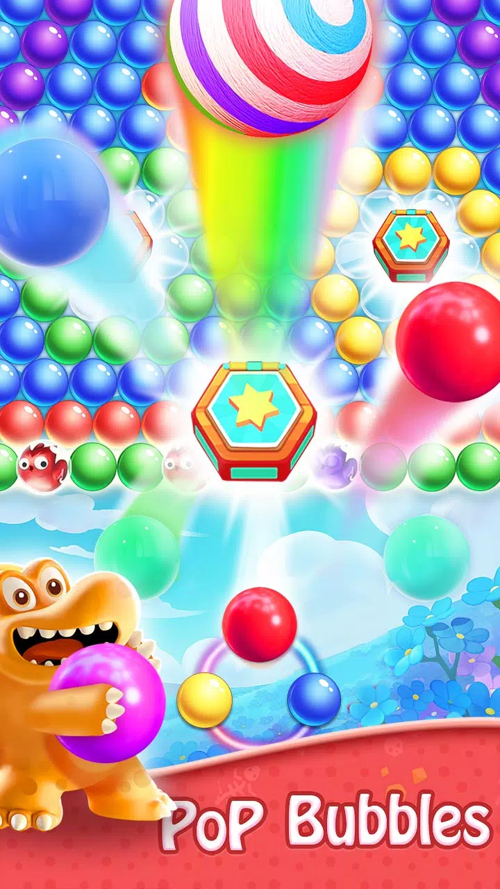 Bubble Shooter - Dino Match 螢幕截圖 1