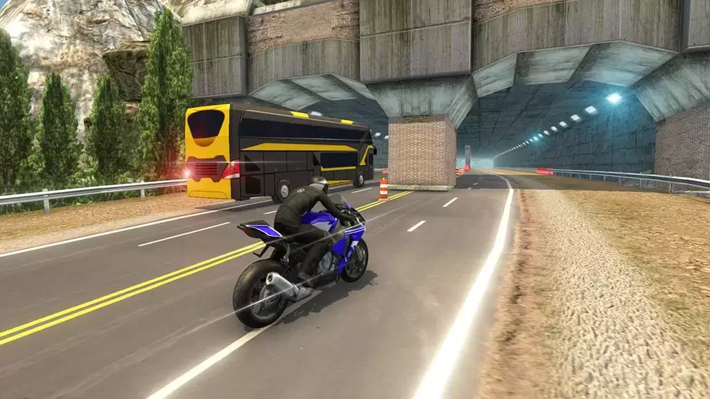 Bike VS Bus Racing Games Schermafbeelding 0