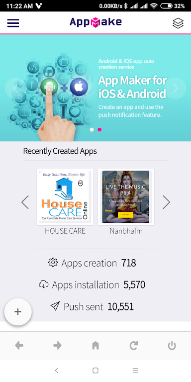 AppMake - Hybrid app maker 스크린샷 1