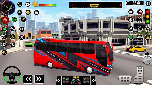 Grand City Racing Bus Sim 3D 螢幕截圖 0