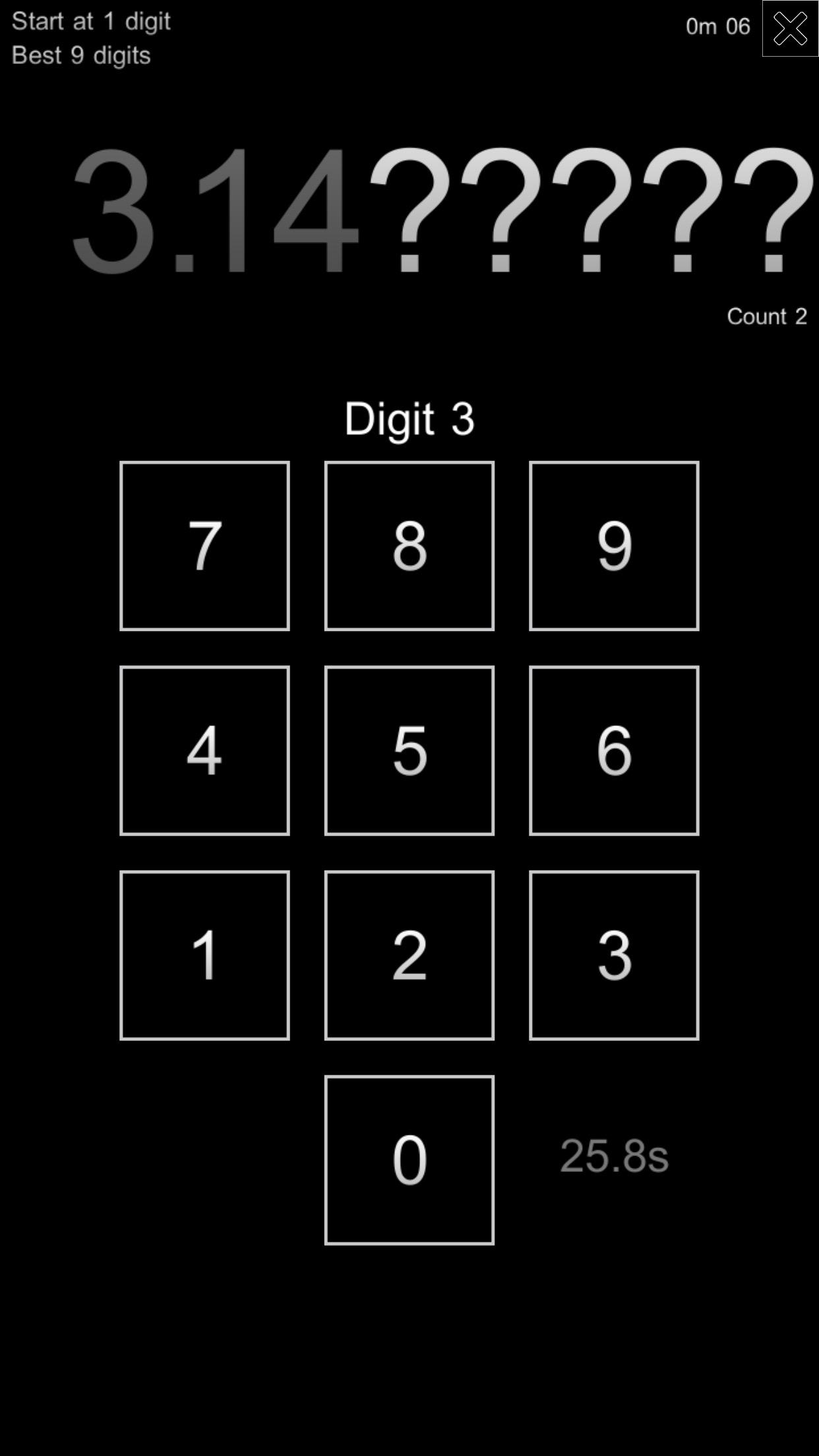 Memorize Pi Digits - 3.14π Screenshot 3