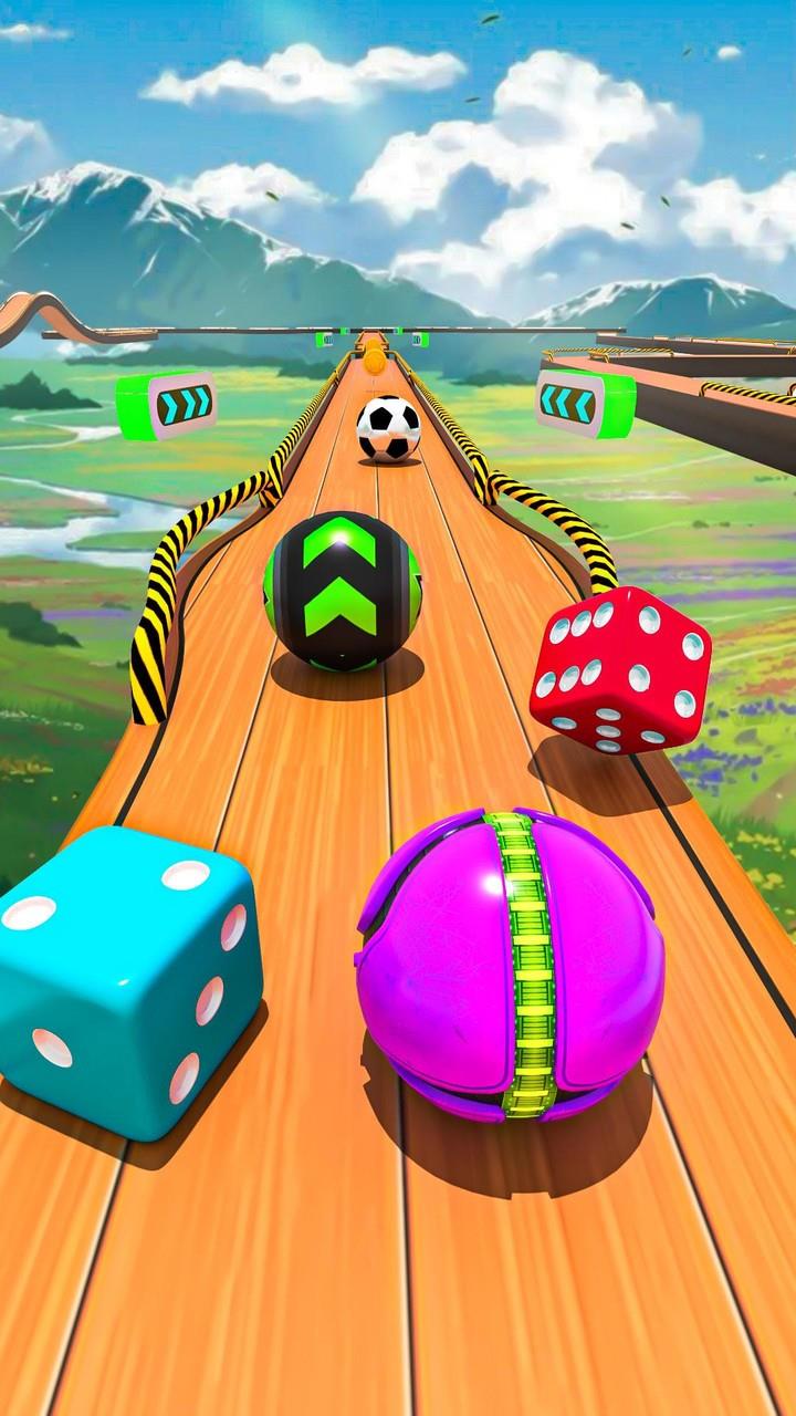 Sky Rolling Ball Game 3D Ball Screenshot 2