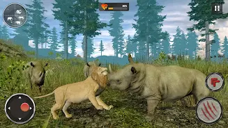 Wild Lion RPG Animal Simulator 螢幕截圖 3