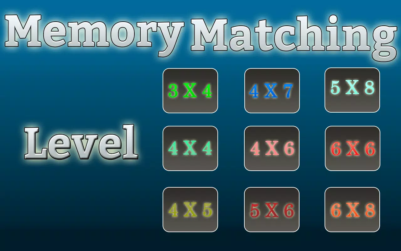 Memory Matching Game Скриншот 0