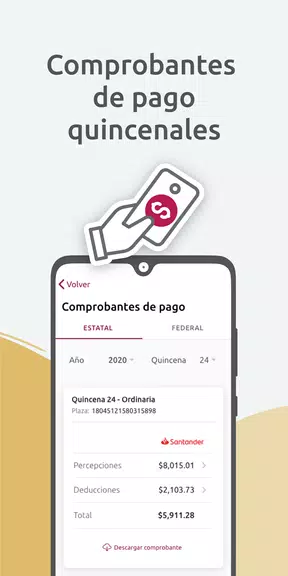 Schermata SEV Empleado 2