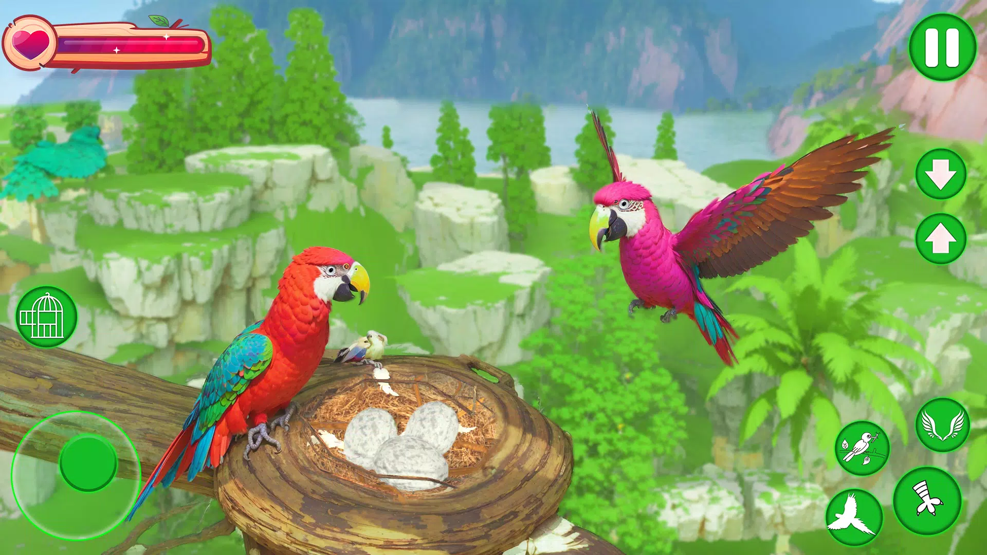 Parrot Bird Simulator Game 螢幕截圖 2