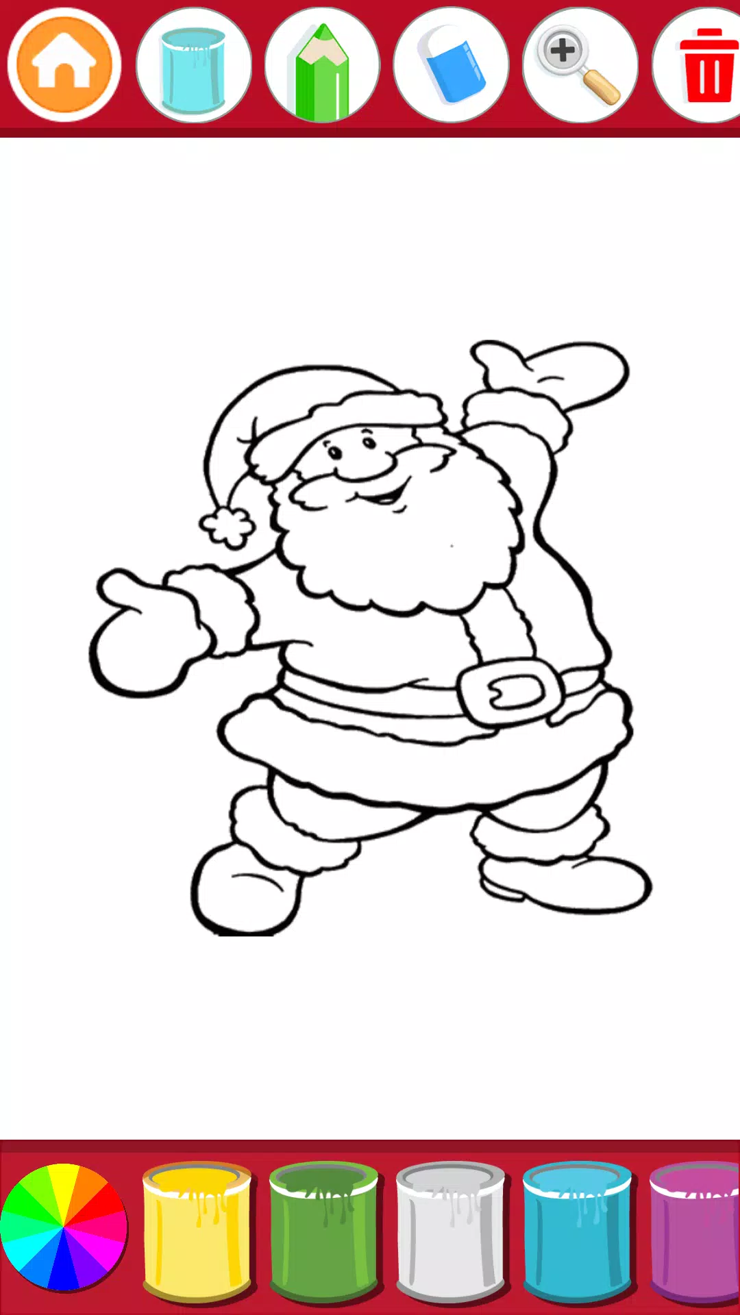 Christmas Coloring Book Ekran Görüntüsü 0