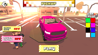 Blocky Car Racer - racing game 스크린샷 2