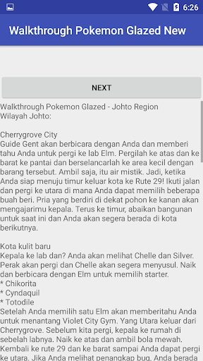 Walkthrough Pokemon Glazed New Ảnh chụp màn hình 2