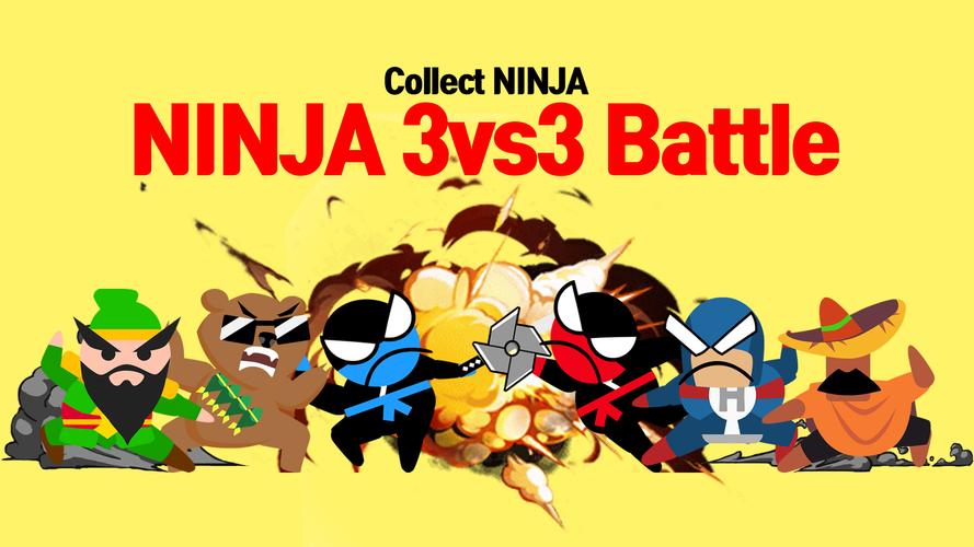 Jumping Ninja Battle 2 Player Tangkapan skrin 2