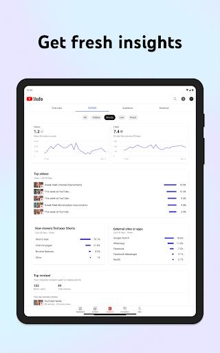 YouTube Studio 스크린샷 1