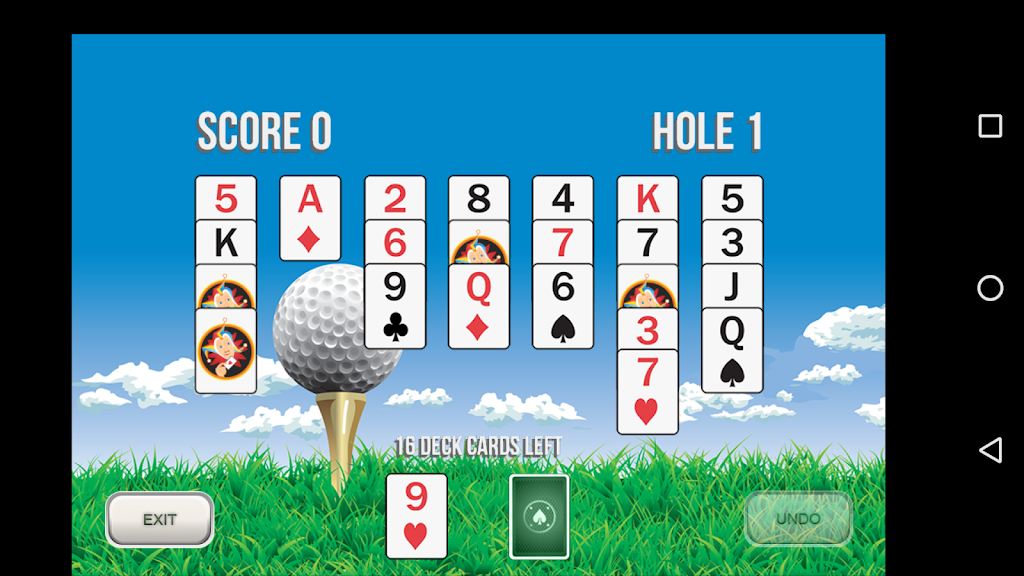 Golf Solitaire 18 스크린샷 0