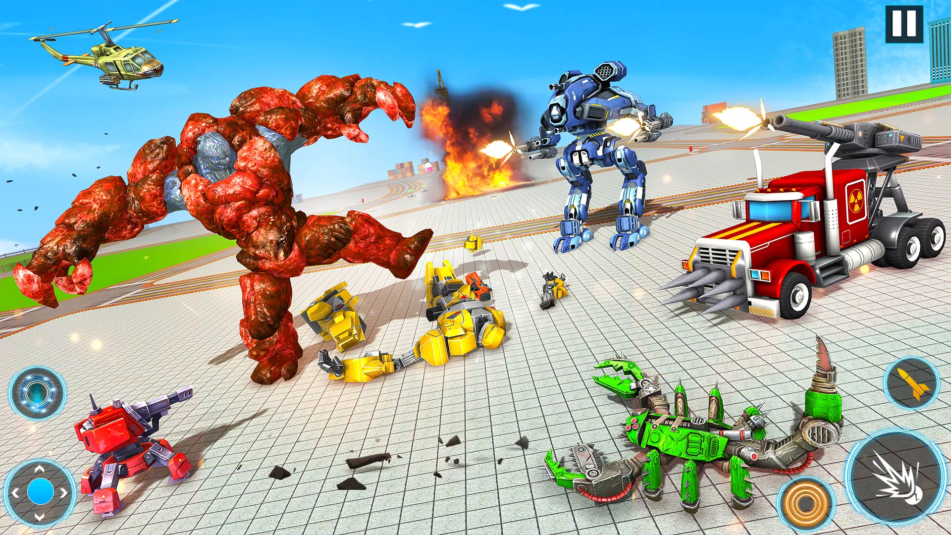 Snake Robot Game - Stone Robot ภาพหน้าจอ 2