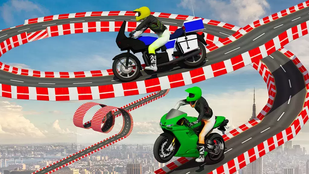 Stunt Bike Race Moto Drive 3D Ảnh chụp màn hình 0