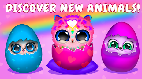 Schermata Merge Fluffy Animals: Egg pets 0