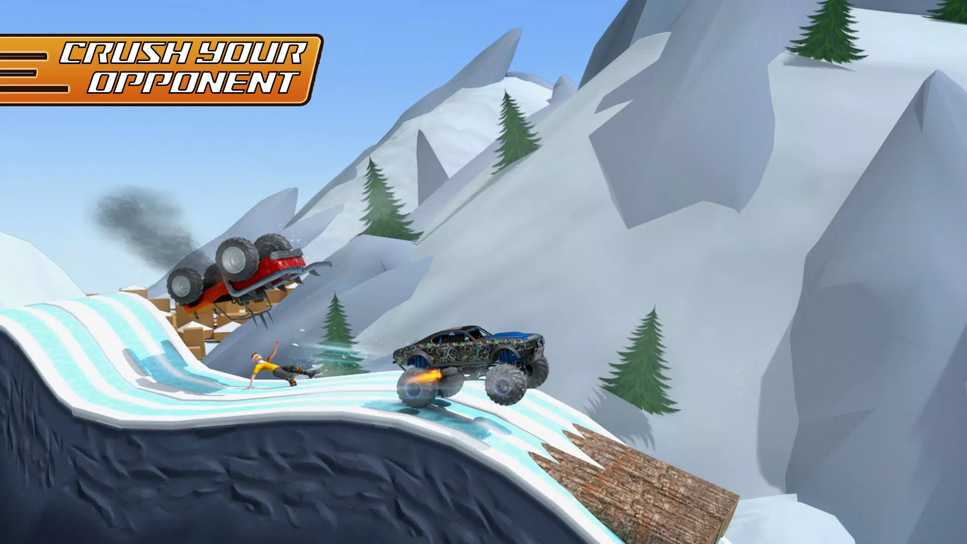 Uphill Racing - Hill Jump Game Zrzut ekranu 1