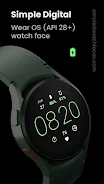 Simple Digital: Watch face स्क्रीनशॉट 0