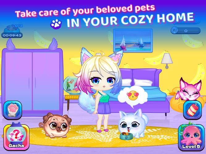 Fluffy Pets World Color Lines Screenshot 2