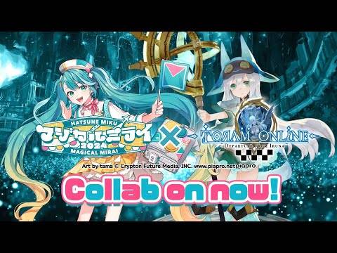 Toram Online X Hatsune Miku Współpraca promocyjna wideo