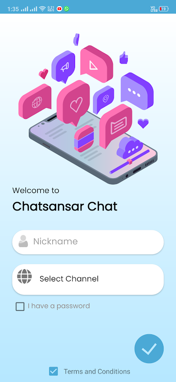 ChatSansar ภาพหน้าจอ 0