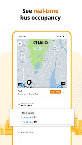 Chalo - Live Bus Tracking App Screenshot 2