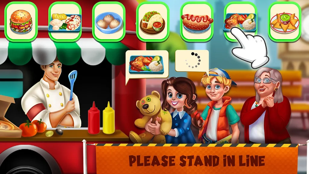 Food truck Empire Cooking Game Ekran Görüntüsü 3