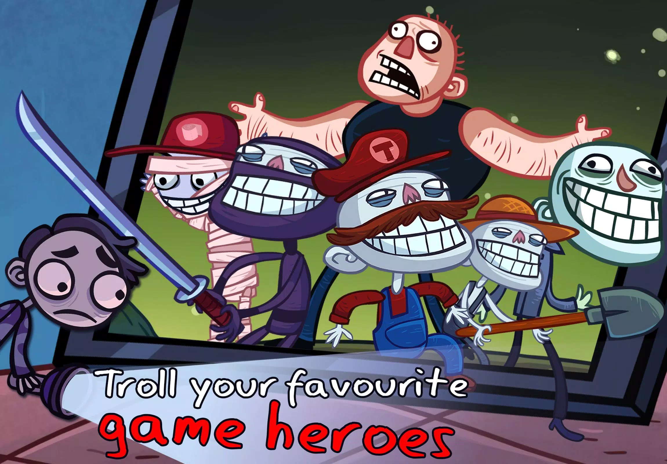 Troll Face Quest: Video Games 螢幕截圖 1