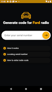 Ford radio code generator Ảnh chụp màn hình 0