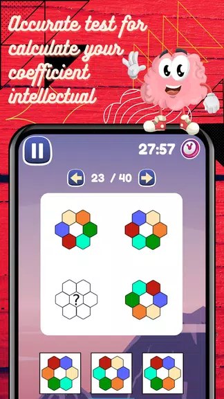 IQ Test: Logic brain training Captura de tela 2