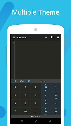 CalcNote - Notepad Calculator स्क्रीनशॉट 3