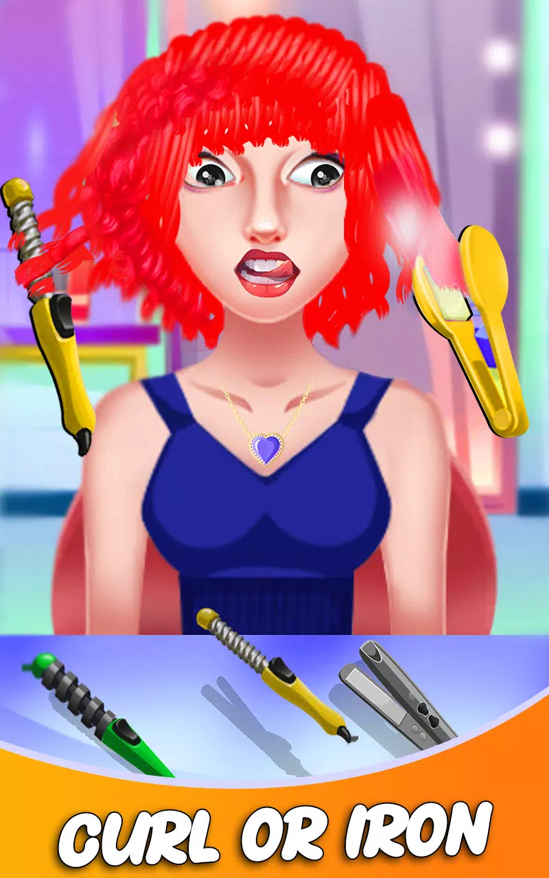 Fashion Girls Hair Salon Games Captura de tela 1